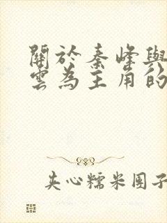 关于秦峰与胡佳云为主角的小说