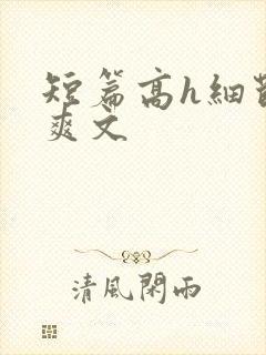 短篇高h细节肉爽文
