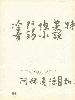 冷门但是特别好看的小说