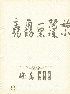 主角一开始很懦弱的黑道小说