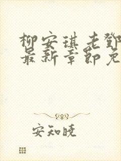 柳安琪老邓小说最新章节免费阅读封面