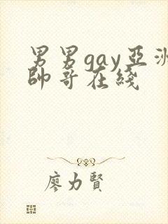 男男gay亚洲帅哥在线
