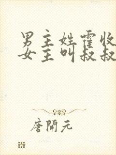 男主姓霍收养了女主叫叔叔的小说