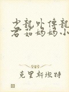 少龙外传龙剑飞君茹妈妈小说免费阅读