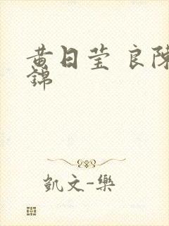 黄日莹 良陈美锦