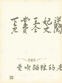 下堂王妃逆袭记免费全文阅读封面