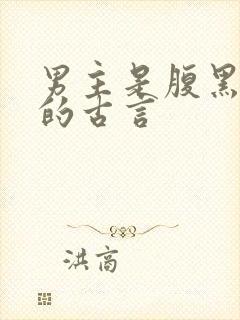 男主是腹黑太子的古言封面