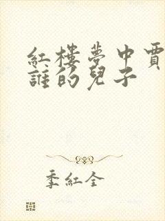 红楼梦中贾芸是谁的儿子