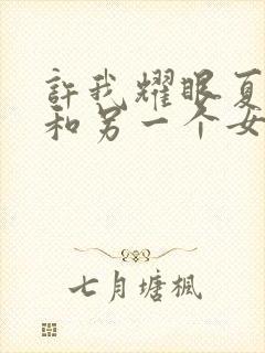 许我耀眼夏晴子和另一个女的是谁的封面