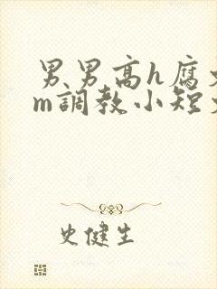 男男高h腐文sm调教小短文