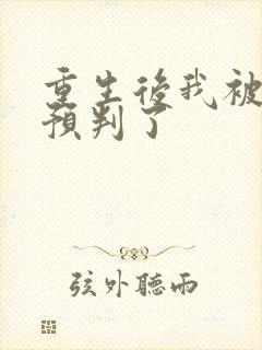 重生后我被渣攻预判了