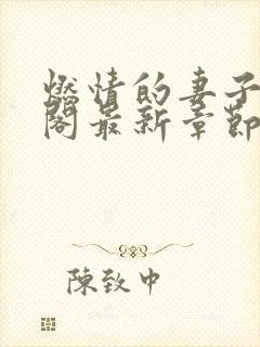 燃情的妻子笔趣阁最新章节免费阅读封面