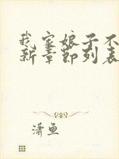 我家娘子不对劲新章节列表封面