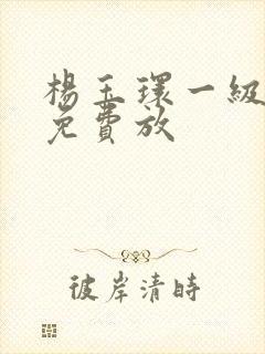 杨玉环一级淫片免费放