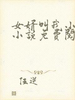女婿叫我小老婆小说免费阅读无弹窗