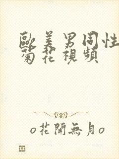 欧美男同性恋操菊花视频封面