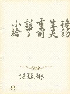 小说重生后我嫁给了前夫的死对头