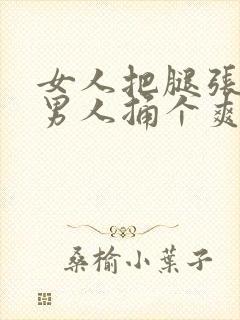 女人把腿张开让男人捅个爽