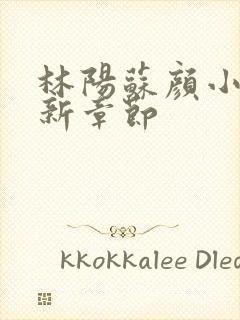 林阳苏颜小说最新章节