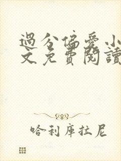 过分偏爱小说全文免费阅读封面