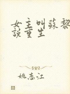 女主叫苏黎的小说重生