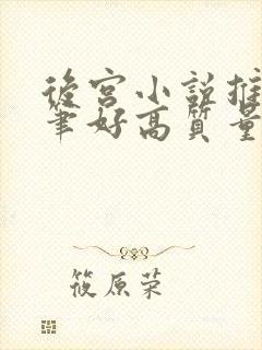 后宫小说推荐文笔好高质量