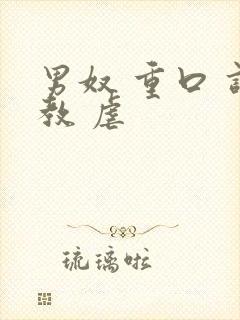 男奴 重口 调教 虐