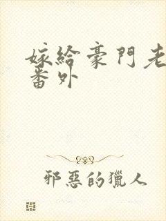 嫁给豪门老男人番外封面