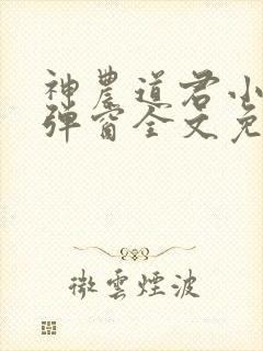 神农道君小说无弹窗全文免费阅读