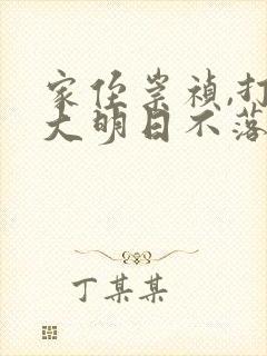 家侄崇祯,打造大明日不落免费阅读全文