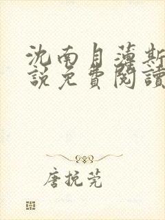 沈南月薄斯臣小说免费阅读全文