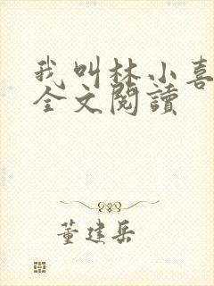 我叫林小喜小说全文阅读