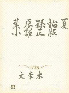 叶辰孙怡夏若雪小说正版