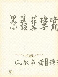 黑莲花攻略手册小说慕子期