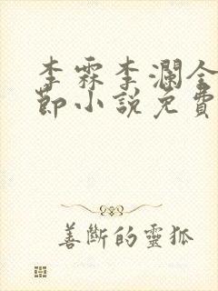 李霖李澜全部章节小说免费阅读笔趣阁封面