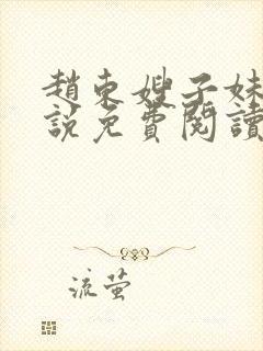 赵东嫂子妹妹小说免费阅读无弹窗封面