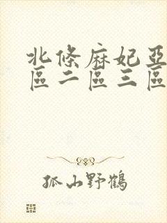 北条麻妃亚洲一区二区三区