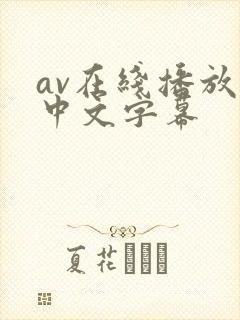 av在线播放 中文字幕