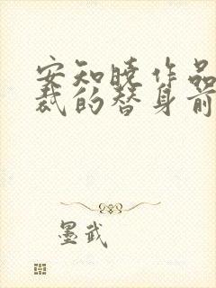 安知晓作品:总裁的替身前妻全本下载