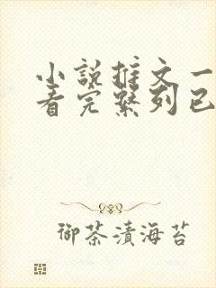 小说推文一口气看完系列已完结规则