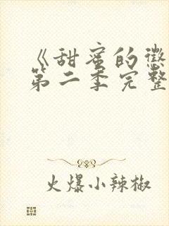 《甜蜜的惩罚》第二季完整版真人