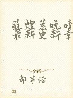 苏煜叶晚晴小说最新更新章节列表