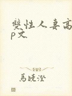 双性人妻高hnp文