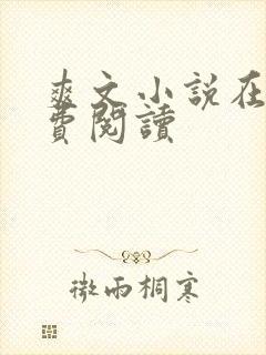 爽文小说在线免费阅读封面