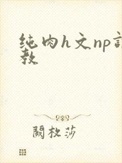 纯肉h文np调教