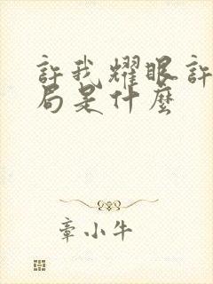 许我耀眼许妍结局是什么