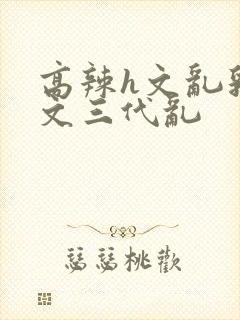 高辣h文乱乳h文三代乱