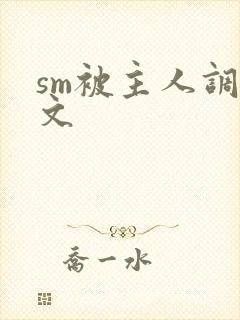 sm被主人调教文