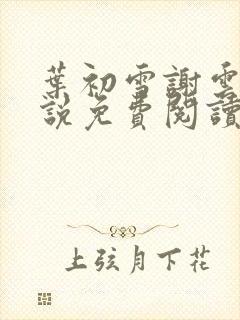 叶初雪谢云洲小说免费阅读最新章节