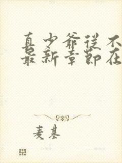 真少爷从不稀罕最新章节在线阅读